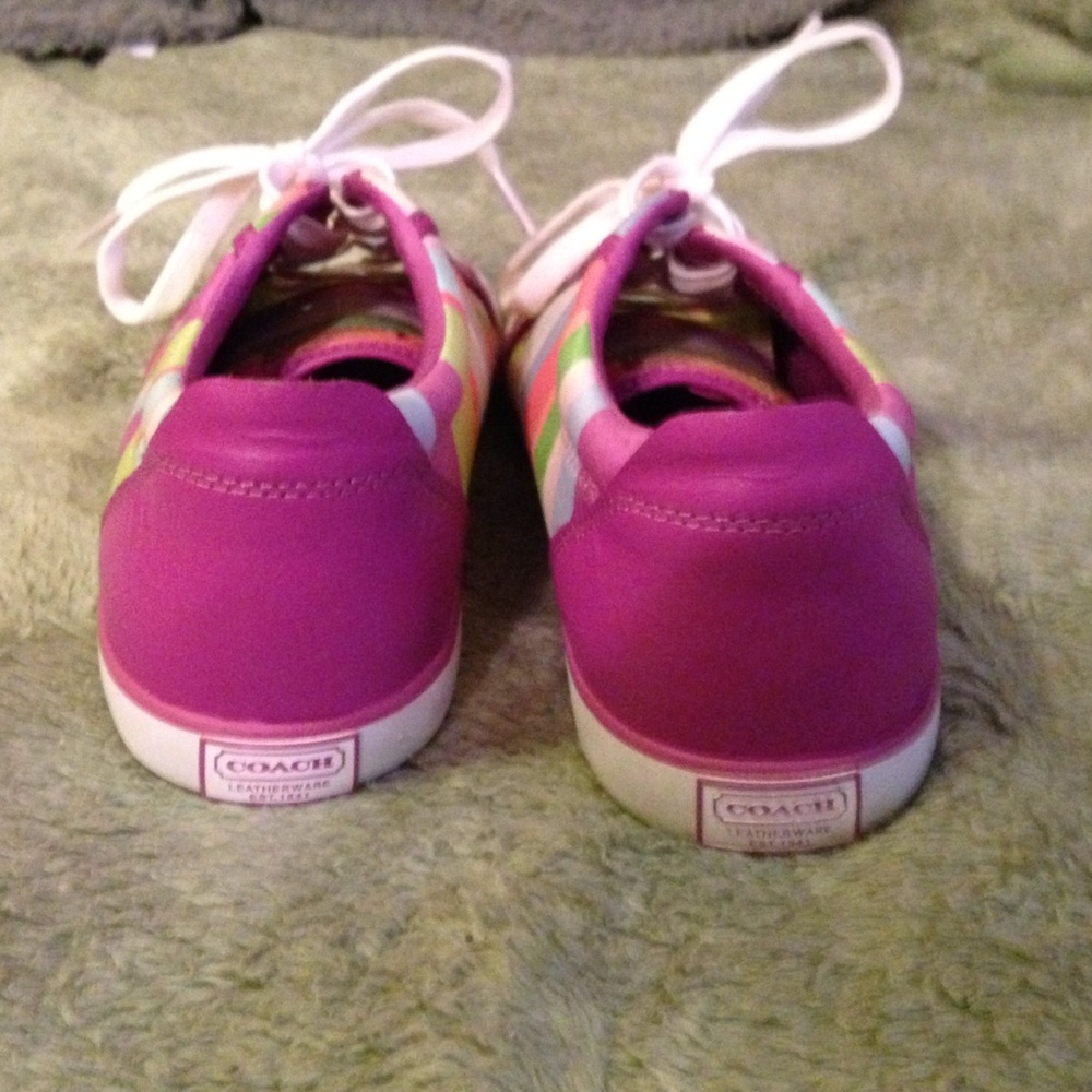 Coach Barrett Hamptons Weekend Stripe shoes - Picture 4 of 4